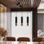 LOOPEZ WALL LAMP BLACK/GOLD GU10 2X40W IP20 thumbnail 5