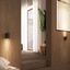 STYLISH BLACK WALL LAMP FOR HALLWAY FROM THE CARBON SERIES, GROOVED, GU10 LAMPSHADE thumbnail 8