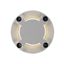 LED PLOT ROUND cover, 4 slots, silver grey thumbnail 2