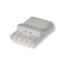 Coupler 5-p plug, str-rel, narrow, wht thumbnail 1