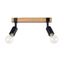 CEILING LAMP ZUCA 2 BLACK E27 2X15W IP20 thumbnail 1