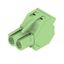 PCB plug-in connector, female plug, 5.08 mm, Number of poles: 2, 225°, Clamping yoke connection, Clamping range, max. : 4 mm², Box thumbnail 2