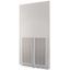 XTSZFFPV42-W1000 Front plate (section high), ventilated, W=1000mm, IP42, grey thumbnail 1