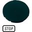 M22-XD-S-GB0 Button plate, flat black, STOP thumbnail 4