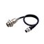 Proximity sensor, inductive, brass-nickel, M18, shielded, 5 mm, NO, 0. E2E 8559G thumbnail 2