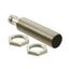 Proximity sensor, inductive, nickel-brass, long body, M18, shielded, 8 E2B 2334E thumbnail 1
