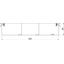 Flushfloor trunking unit blank 2400x300x65 Steel Strip galvanised thumbnail 2