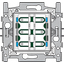 Twofold faceplate, vertical 71 mm centre distance, for 2 Niko Toggle s thumbnail 5