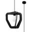 HANGING LAMP TRES BLACK E27 1X60W IP20 thumbnail 1