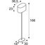 SOPRANA OVAL SL-1 floor lamp, E27, max. 60W, black textile thumbnail 4