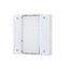 Data Homecabinet, 3-row, 44x TOOLLESS, 4x 230V, RAL9003 thumbnail 7