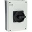 P3-63/I4/SVB-SW/HI11 Main switch, P3, 63 A, surface mounting, 3 pole, 1 N/O, 1 N/C, STOP function, With black rotary handle and locking ring, Lockable in the 0 (Off) posit thumbnail 59