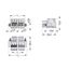 1-conductor female connector push-button Push-in CAGE CLAMP® light gra thumbnail 2