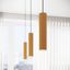 MOVABLE SPOTLIGHTS ON A GOLD CEILING STRIP FOR DINING ROOM, CARBON SERIES thumbnail 6