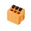 Printed circuit board terminals, 5.00 mm, Number of poles: 22, 180°, Solder pin length (l): 3.5 mm, tinned, orange, PUSH IN with actuator, Clamping range, max. : 2.5 mm², Box thumbnail 1