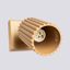 WALL LAMP WITH MOVABLE SPOTLIGHT CARBON GOLD FOR HALL GU10 thumbnail 5