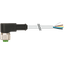M12 female 90° A-cod. with cable PVC 5x0.34 gy 30m thumbnail 1