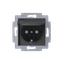 Socket with earthing contacts IP44 thumbnail 1