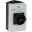 Main switch, P1, 40 A, surface mounting, 3 pole, 1 N/O, 1 N/C, STOP function, With black rotary handle and locking ring, Lockable in the 0 (Off) posit thumbnail 2