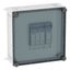NH individual enclosure 1x XNH00, 3-pole+1-pole, incl. finger-protecti thumbnail 6