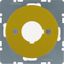 Centre plate with installation opening Ø 22.5 mm, R.1/R.3, yellow glos thumbnail 2