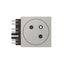 2P+E MOSAIC LINK 2M FB ALU SURFACE+ CONNECTOR thumbnail 2