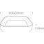 WHITE SQUARE PLAFO LED 50W WW IP20 230V thumbnail 3
