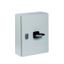DMM-160/3/SE4/P-G Switch-disconnector, DMM, 160 A, 3 pole, STOP function, with grey knob, in steel enclosure thumbnail 3
