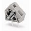 Stackable PCB terminal block 2.5 mm² Pin spacing 10/10.16 mm gray thumbnail 1
