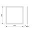 LEDPanelRc-S-E2 Sq595-34W-4000-WH-U22 thumbnail 4