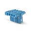 Cable set 2p socket 2x2,5mm� HF blue 2m thumbnail 2
