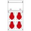 PILLAR CA 4 SOCKETS WITH LOCK thumbnail 2