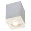 TIGLA SQUARE downlight, alu brushed, GU10, max. 50W, with frosted acrylic thumbnail 1