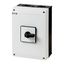 P3-100/I5/N On-Off switch, P3, 100 A, surface mounting, 3 pole + N, with black thumb grip and front plate thumbnail 2