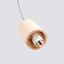 WALL LAMP WITH SWITCH ON CABLE GLASS LAMP SHADE WOODEN ELEMENTS ON G9 thumbnail 5