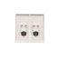 Socket outlet with earthing and shutters, Push In system, (module), Simon 24, IP20, 16A, antibacterial white thumbnail 2