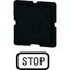 112TQ25 Button plate, black, STOP thumbnail 4
