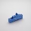Klem aansluitvoet blue for 35mm.rail, 40.51/52/61, 44.52/62 mod.99.80 (95.55.3) thumbnail 2