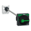 Extended rotary handle kit, TeSys Deca, IP65, black handle, without trip indication, for GV2L-GV2P thumbnail 3
