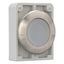 M30I-FDL-W Illuminated pushbutton actuator, RMQ-Titan, flat, momentary, White, blank, Front ring stainless steel thumbnail 12