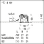 P-INF R100WW 1300-930 LDO AL WH - LED ceiling-recessed luminaire thumbnail 3