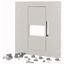 XM2N44W10C-XR Front plate, 2xNZM4, 4p, withdrawable + remote operator, W=1000mm, grey thumbnail 1