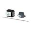 P3 Main switch, 80 A,Rear mounting, 3 pole, Form M4/K2-G, Gray, Short  thumbnail 1