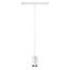NUMINOS® XS 48V TRACK DALI, pendant light, white / chrome, 8.7W, 670lm, 2700K, CRI90, 20° thumbnail 1