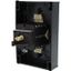 T5B-4-15682/I4/SVB Main switch, T5B, 63 A, surface mounting, 4 contact unit(s), 6 pole, 1 N/O, 1 N/C, Emergency switching off function, With red rotary handle and yellow thumbnail 9