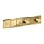 RainSelect shower thermostat, 2 functions, polished gold thumbnail 1