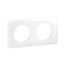 2-GANG WHITE RELIEF PLAQUE thumbnail 1