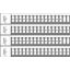 Marking tags for TB and ST - terminals, 271-300 (each 2x) thumbnail 1