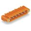 THT male header 1.0 x 1.0 mm solder pin angled orange thumbnail 3