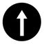 M22-XDH-S-X7 Button plate, raised black, arrow symbol thumbnail 1